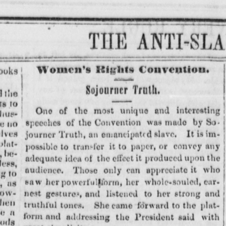 On This Day Ain T I A Woman Buckley School Of Public Speaking